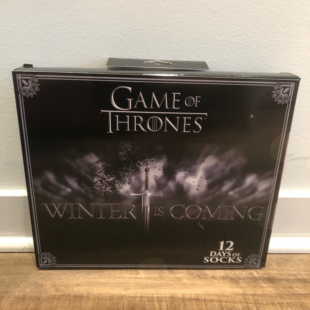 Game of Thrones Socks! 12 sets!